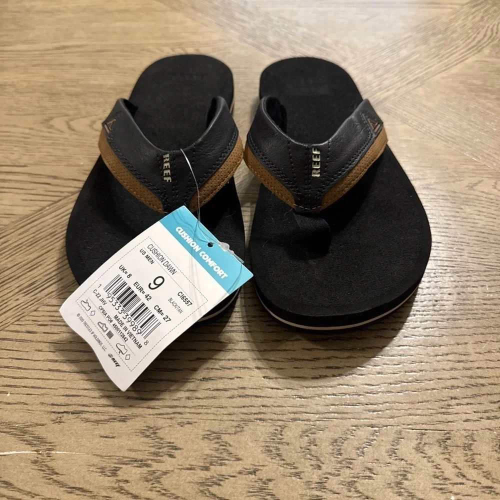 REEF CUSHION DAWN men's flip flop sandals, brown, Size 9